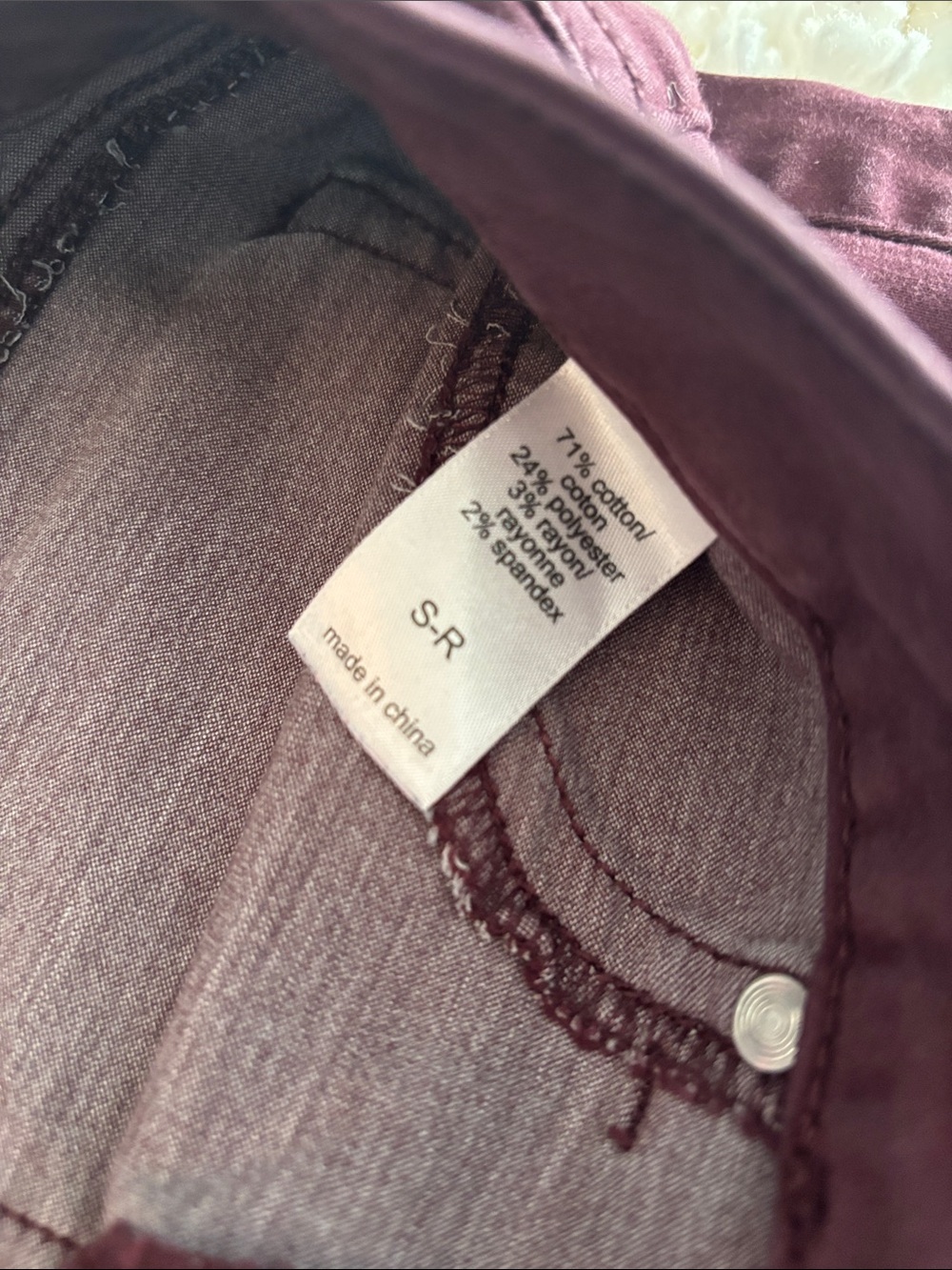 Women's Purple Jegging - Picture 3 of 3